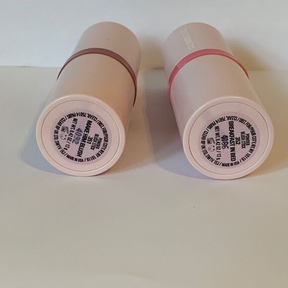 2X Kylie Cosmetics powder blush stick BREAKFAST IN BED Make Him Blush SET Mauve - Picture 6 of 9